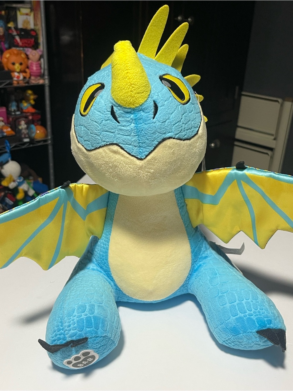 Retired Build-A-Bear How To Train Your Dragon Stormfly Plush New With Tags
